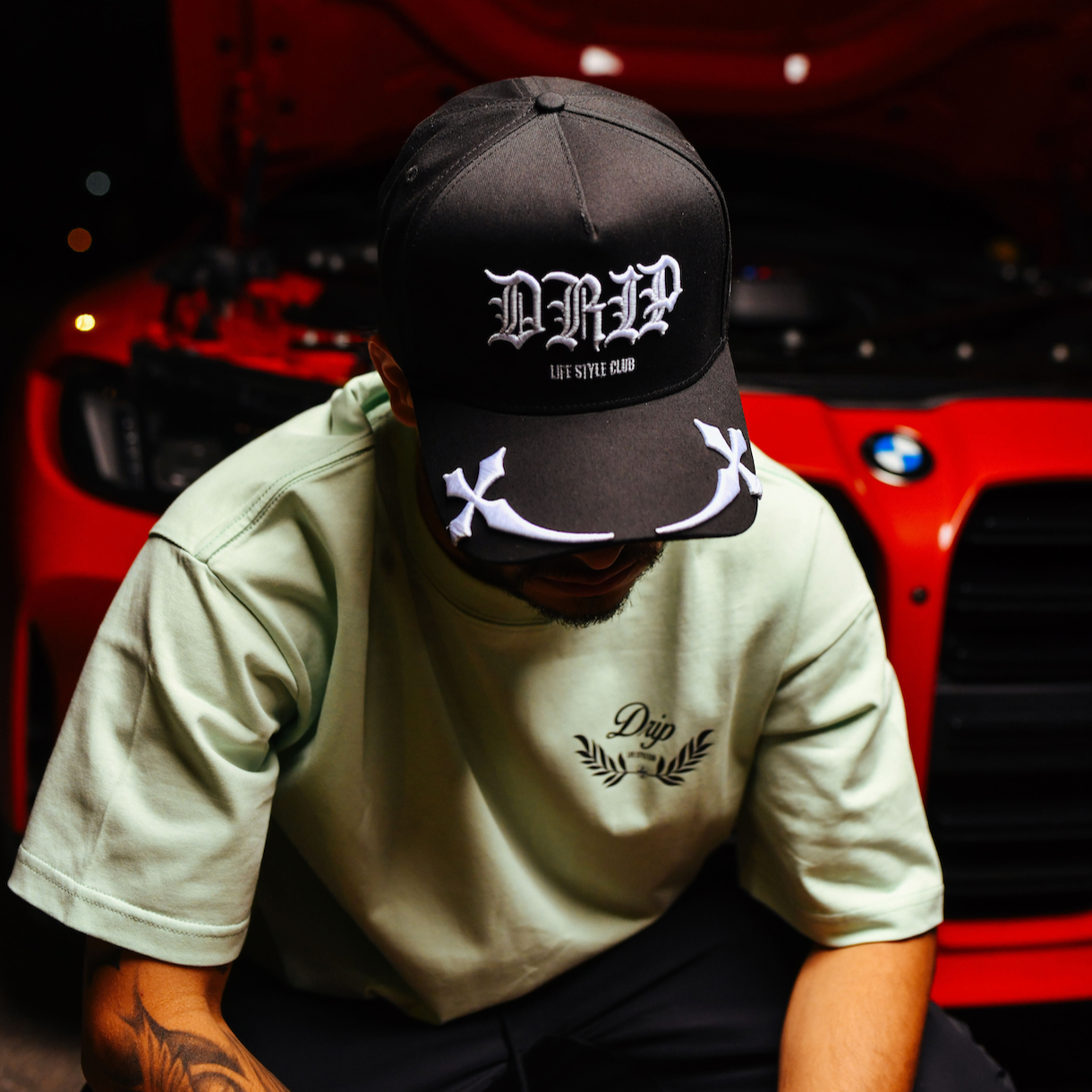 Drip Cap Chrome visor