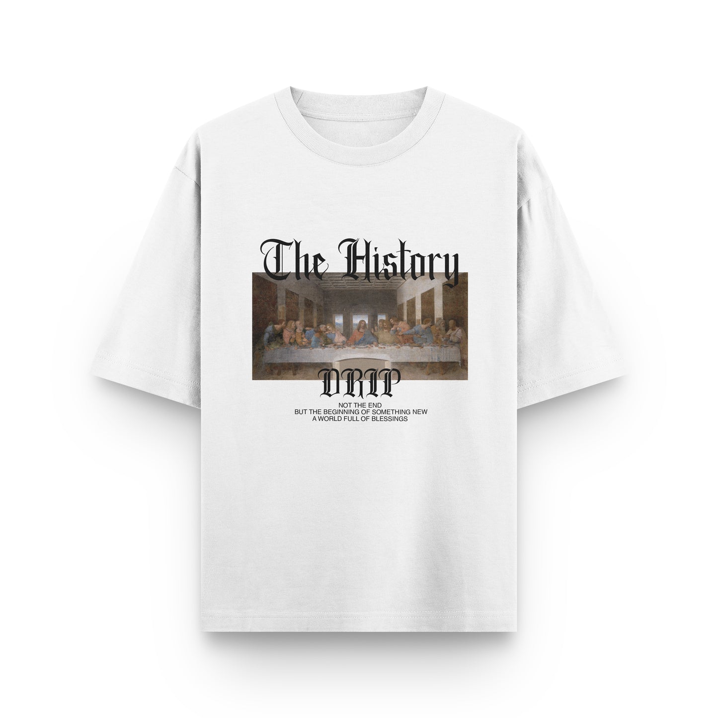 TEE DRIP THE HISTORY MEN WHITE
