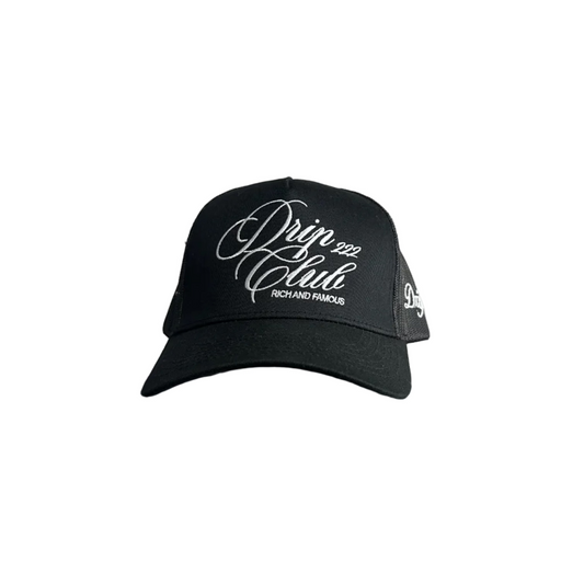 CAP DRIP TRUCKER BLACK