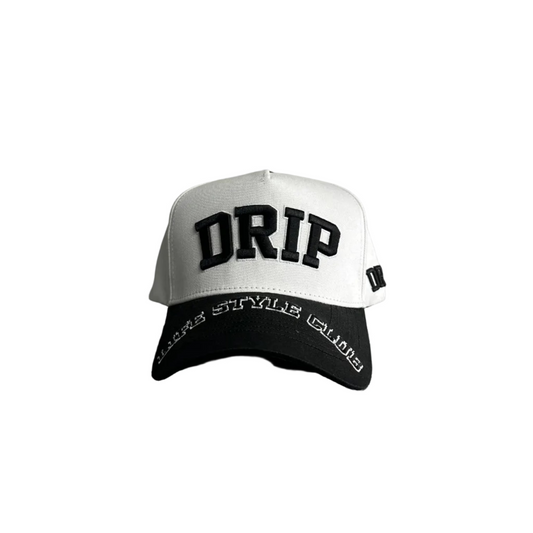 CAP DRIP LIFE STYLE WHITE VISOR BLACK