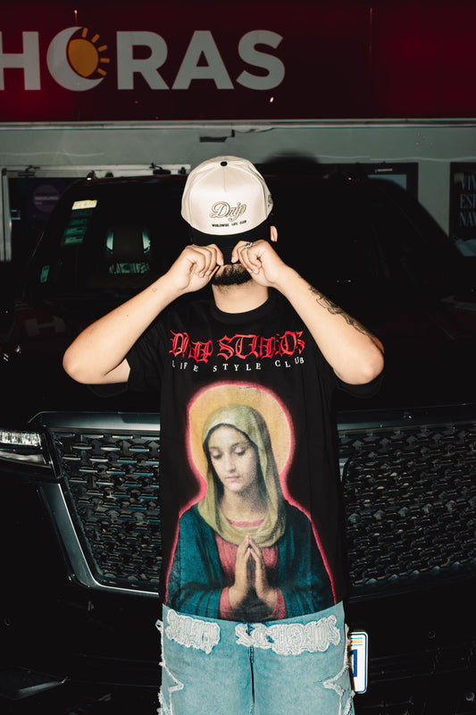 6110001 TEE DRIP VIRGEN BLACK