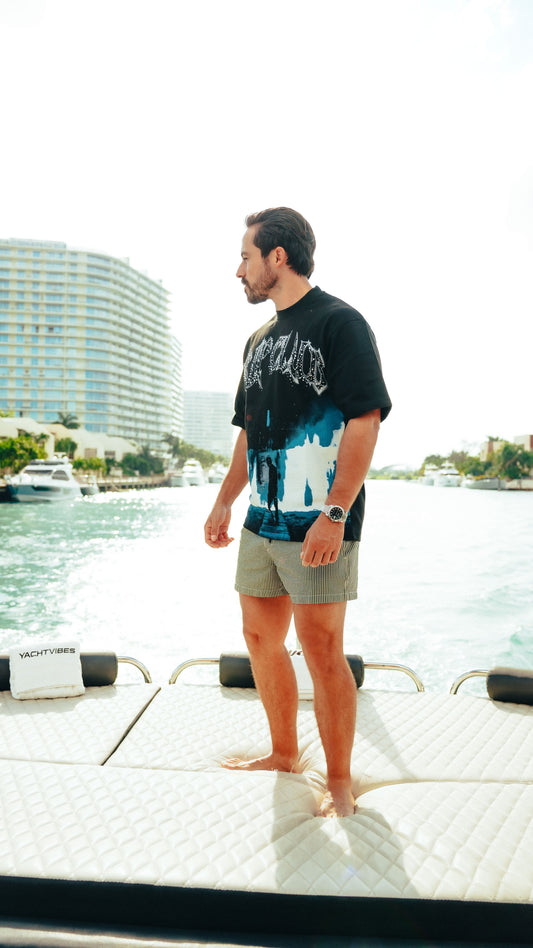 6110002 TEE DRIP STONE BLUE