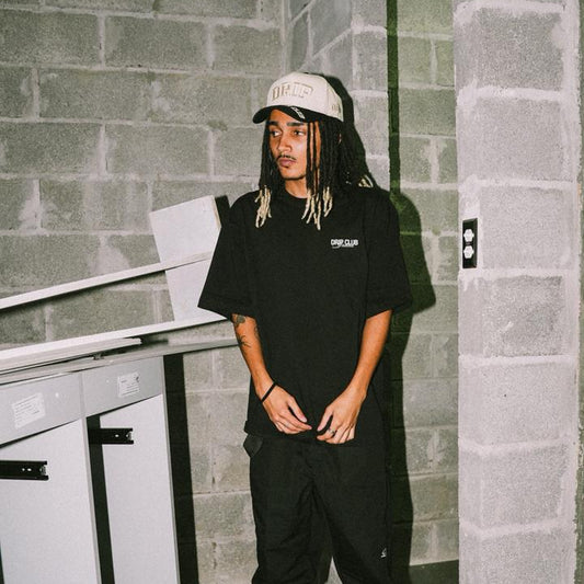 CAP DRIP LIFE STYLE CREAM VISOR BLACK