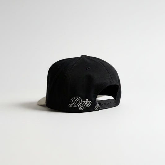Gorra Sign White and Black Drip Club lateral - snapback Drip Club Costa Rica