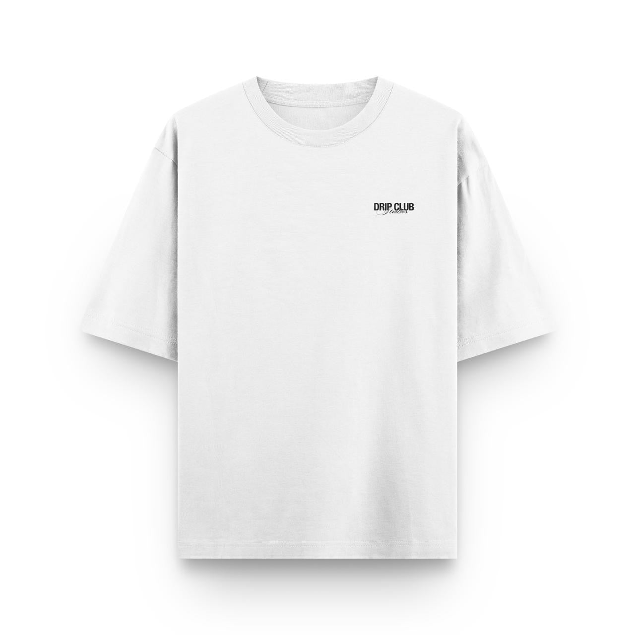 61100099 TEE DRIP MEMBERS ONLY WHITE