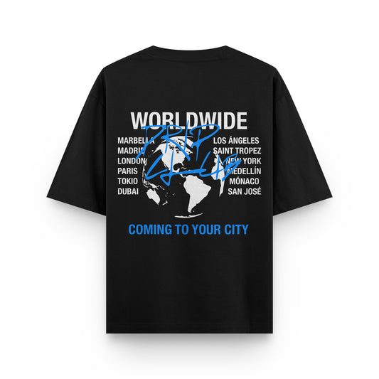 TEE DRIP WORLDWIDE MEN BLCK