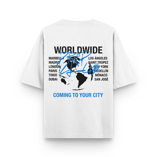 TEE DRIP WORLDWIDE MEN WHITE