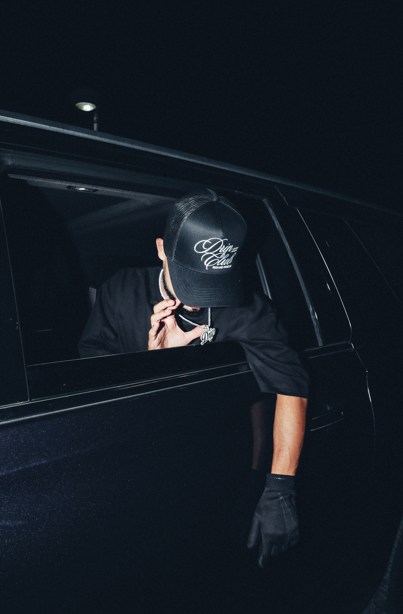 CAP DRIP TRUCKER BLACK