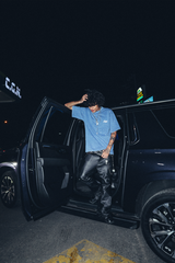 TEE DRIP RIVER WASH BLUE