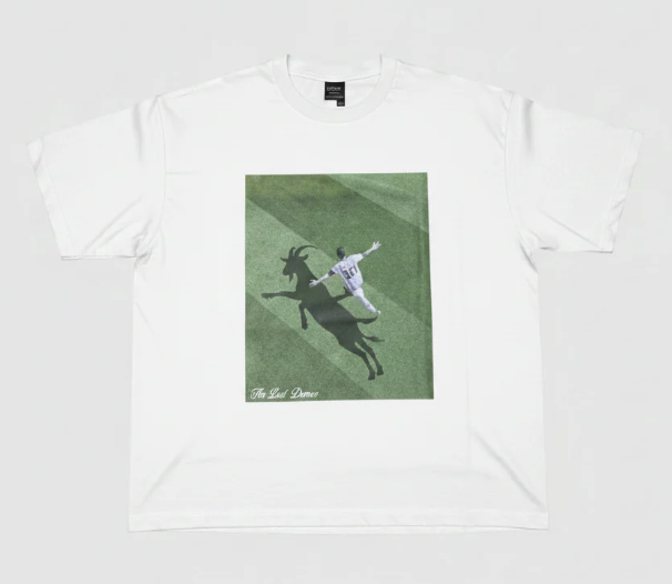 TEE DRIP WHITE MESSI GOAT