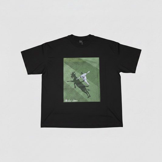 TEE DRIP BLACK MESSI GOAT
