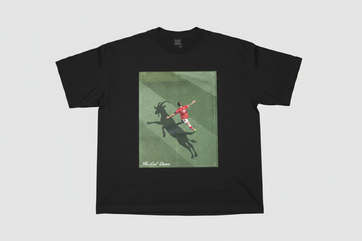 TEE DRIP BLACK CRISTIANO GOAT