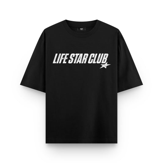 LIFE STAR CLUB T-SHIRT BLACK