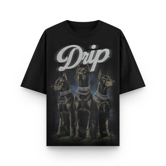 TEE DRIP DOGS BLACK