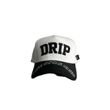 CAP DRIP LIFE STYLE WHITE  VISOR BLACK
