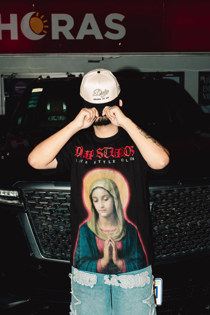 6110001 TEE DRIP VIRGEN BLACK