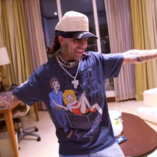 CAP DRIP LIFE STYLE CREAM VISOR BLACK