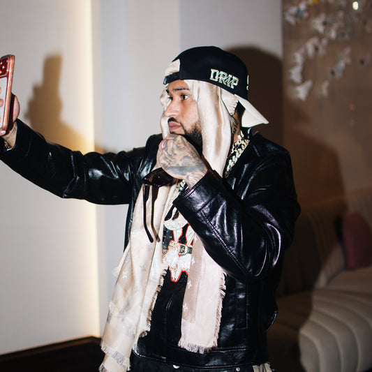 CAP DRIP BLACK AND WHITE