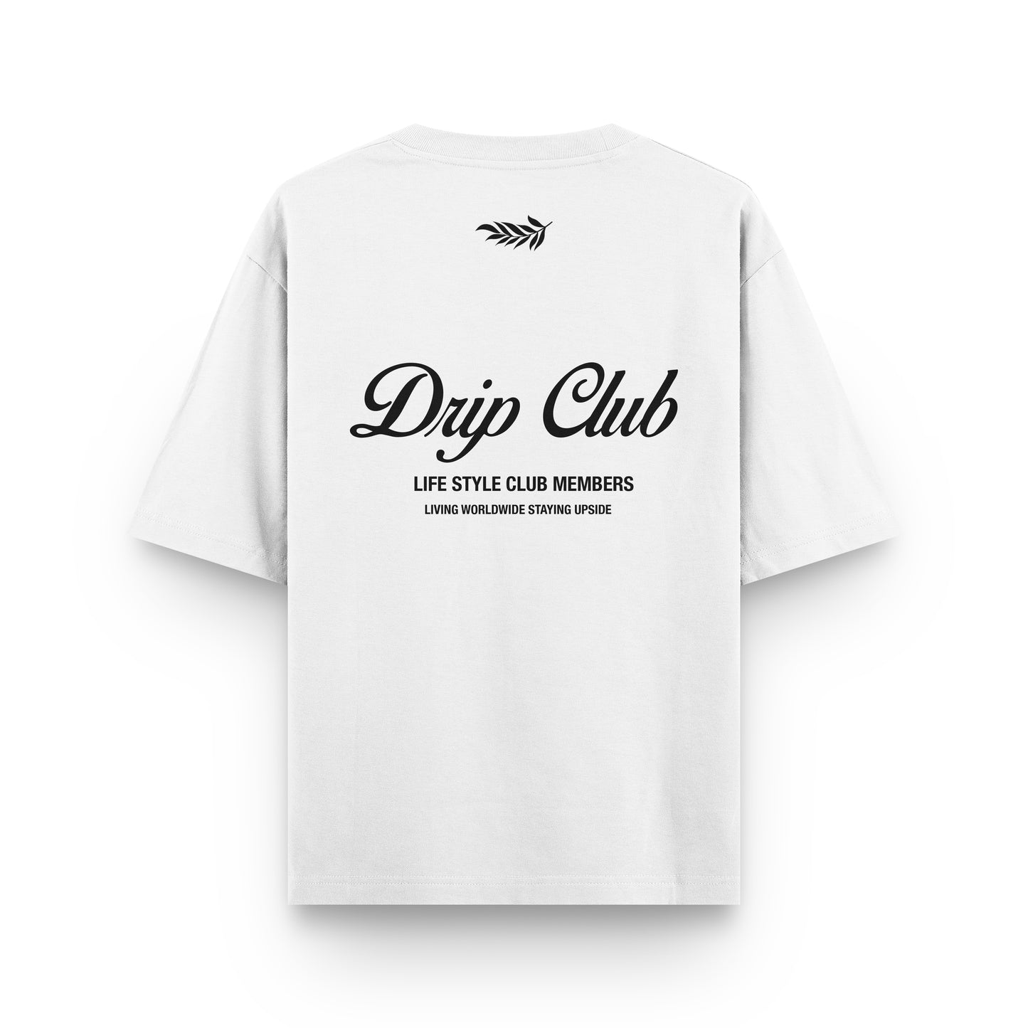 TEE DRIP LIFE STYLE CLUB MEMBERS MEN WHITE