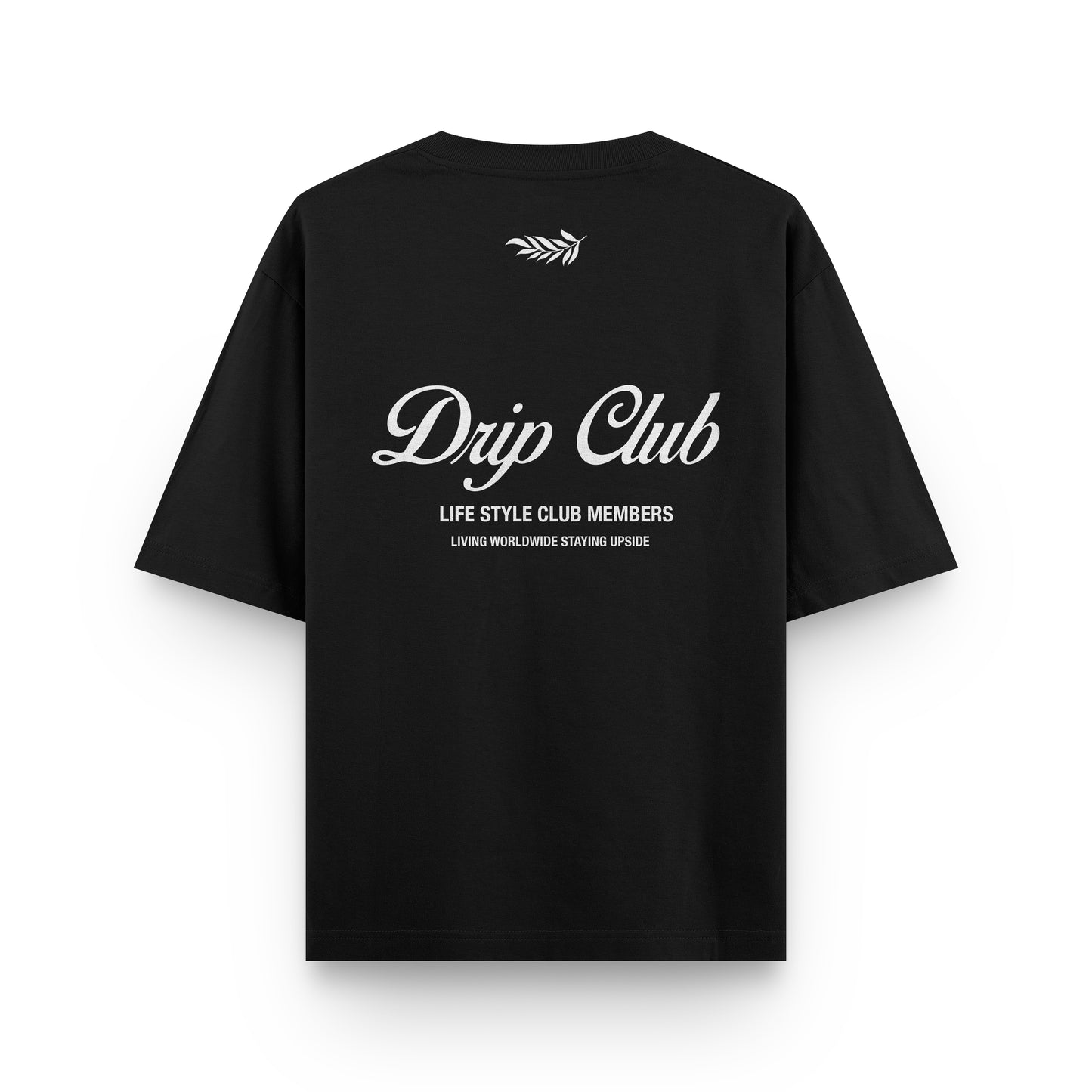 TEE DRIP LIFE STYLE CLUB MEMBER MEN BLACK