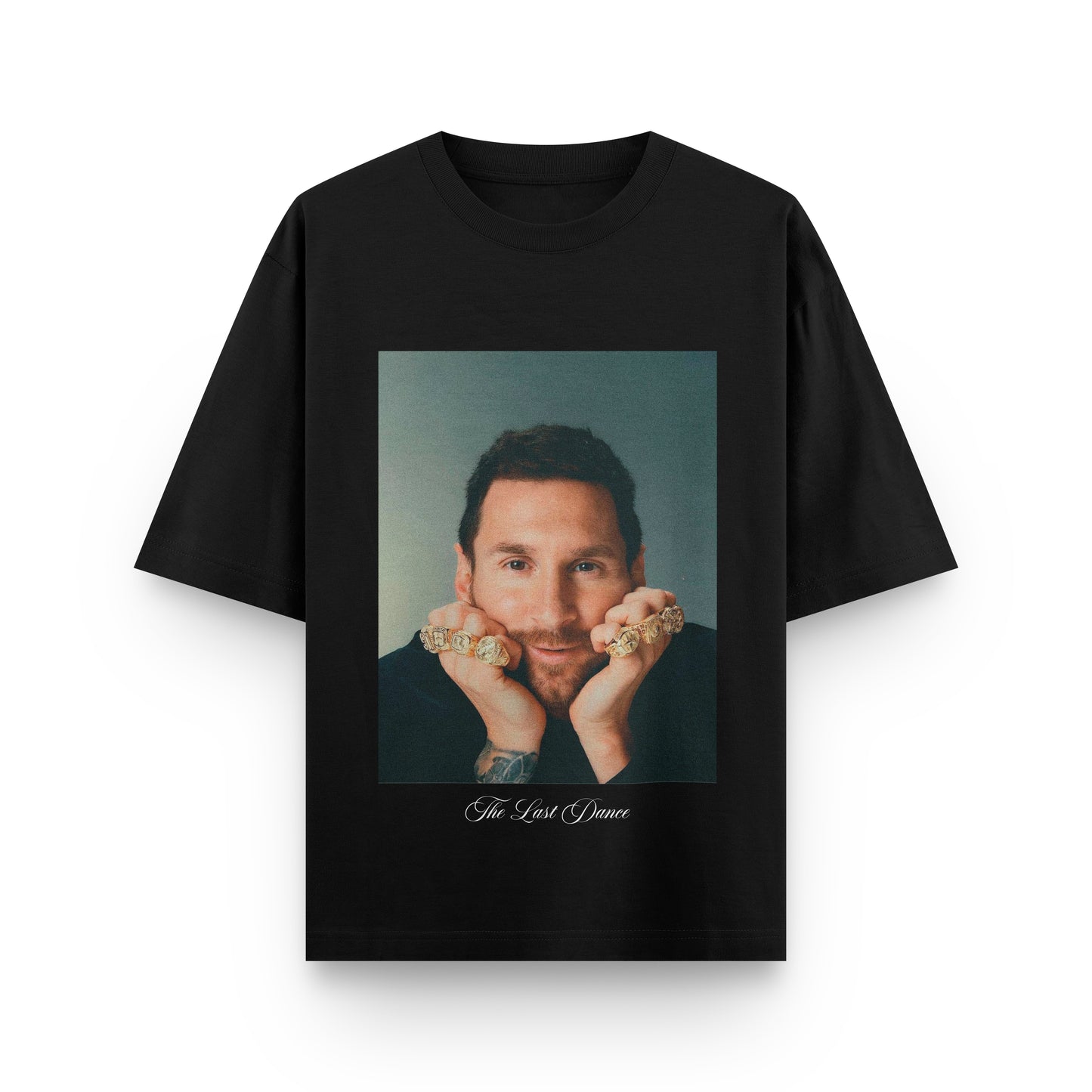 TEE DRIP BLACK MESSI RING