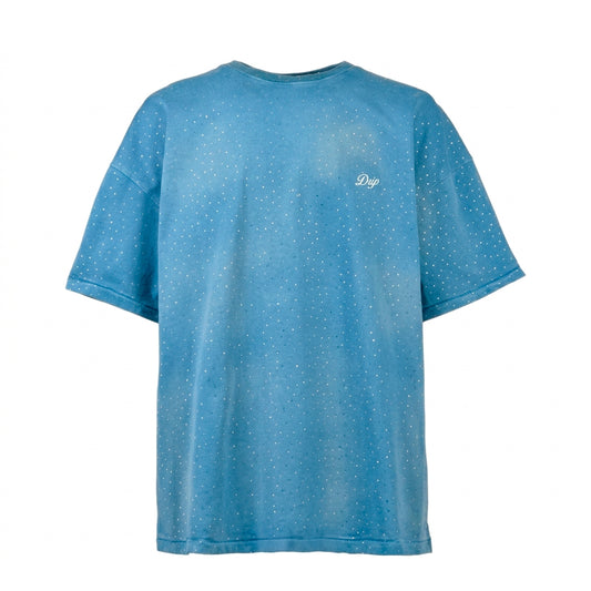 TEE DRIP RIVER WASH BLUE