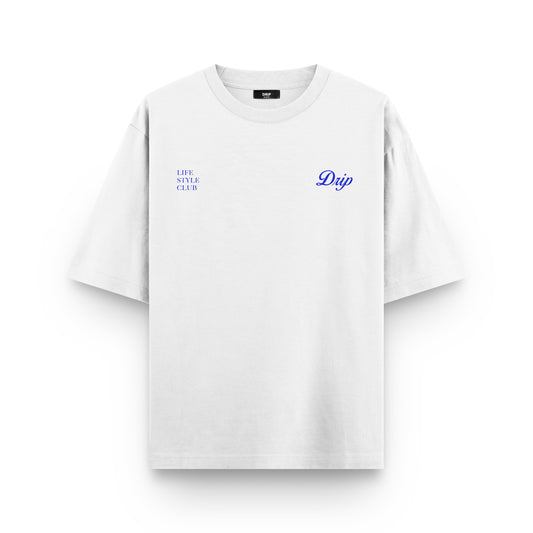 D Life Style Club White T-shirt