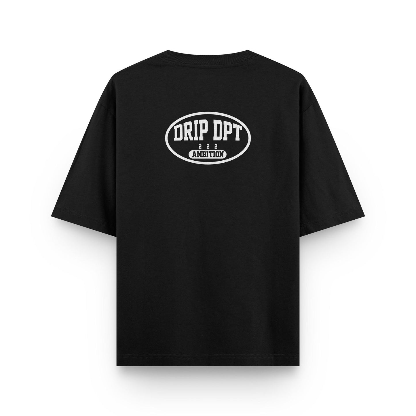 Camiseta Ambition negra Drip Club detalle - basics streetwear Costa Rica