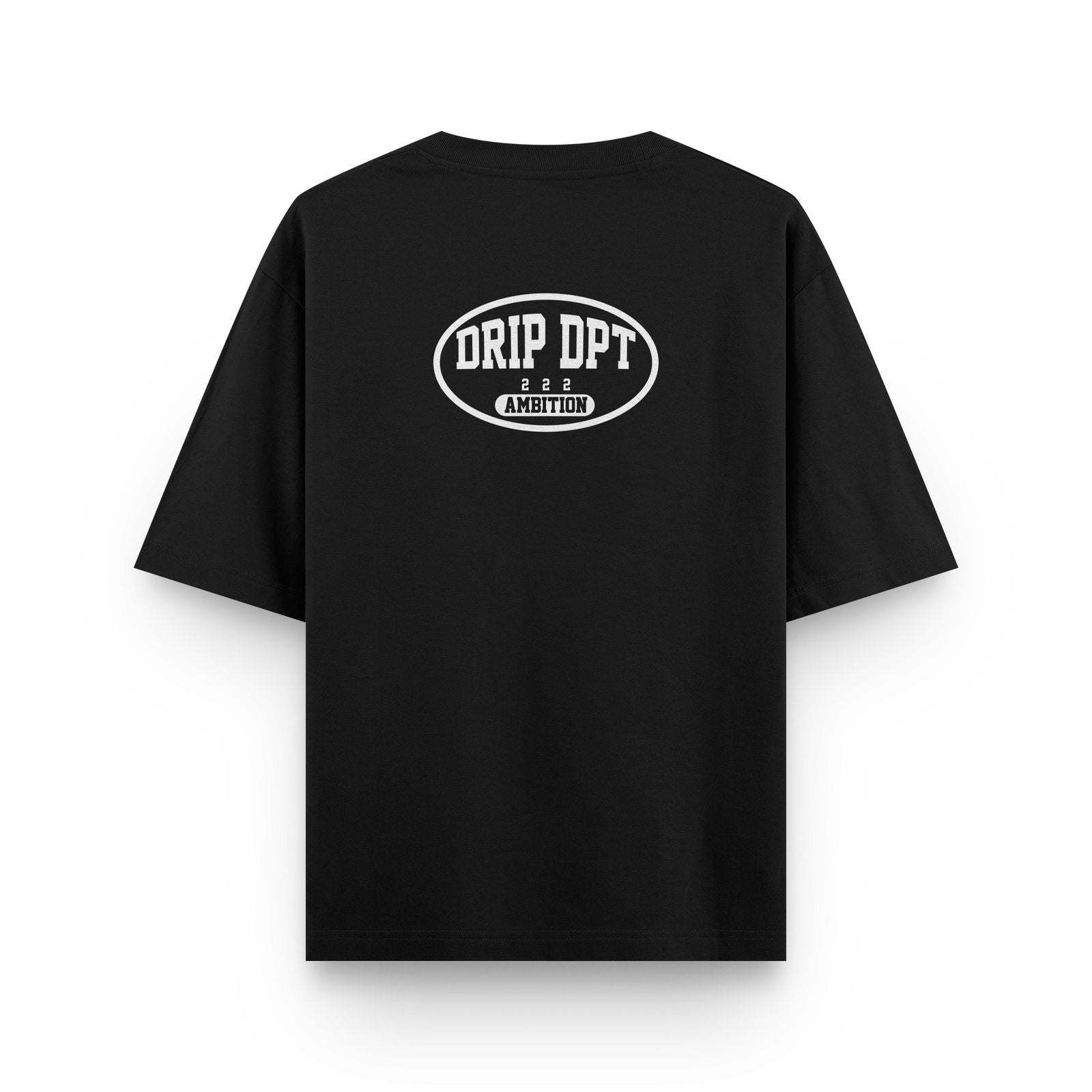 Camiseta Ambition negra Drip Club detalle - basics streetwear Costa Rica