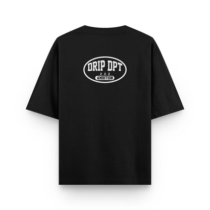 Camiseta Ambition negra Drip Club detalle - basics streetwear Costa Rica