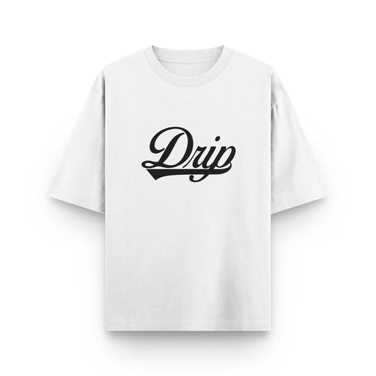 LINE TEE DRIP BLANCA