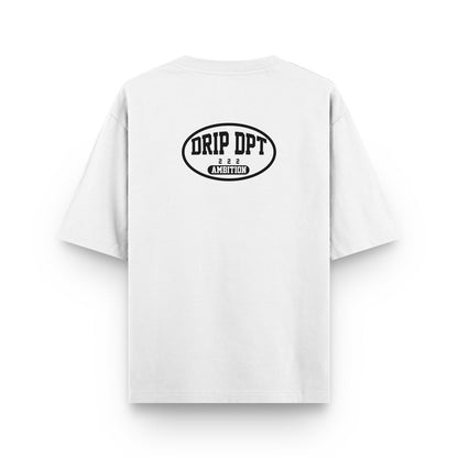 Camiseta Ambition blanca Drip Club modelo - basics streetwear Costa Rica