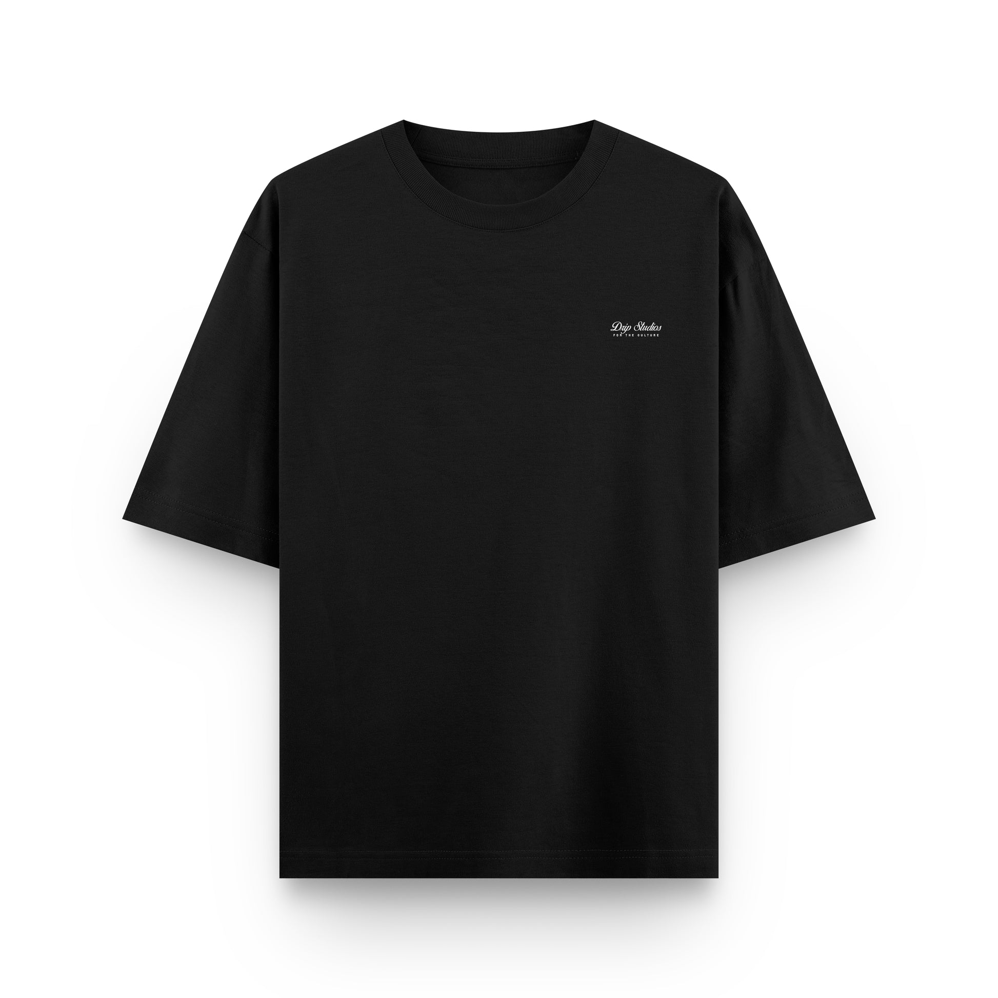 Camiseta For The Culture negra Drip Club frente - basics streetwear Costa Rica