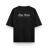 Camiseta For The Culture negra Drip Club modelo - basics streetwear Costa Rica