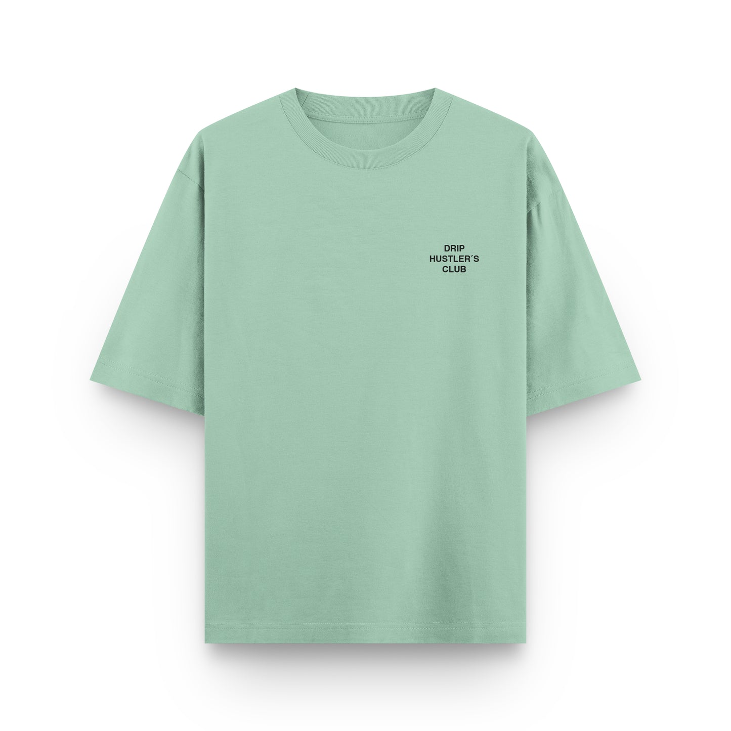 Camiseta Hustler verde Drip Club frente - streetwear Costa Rica