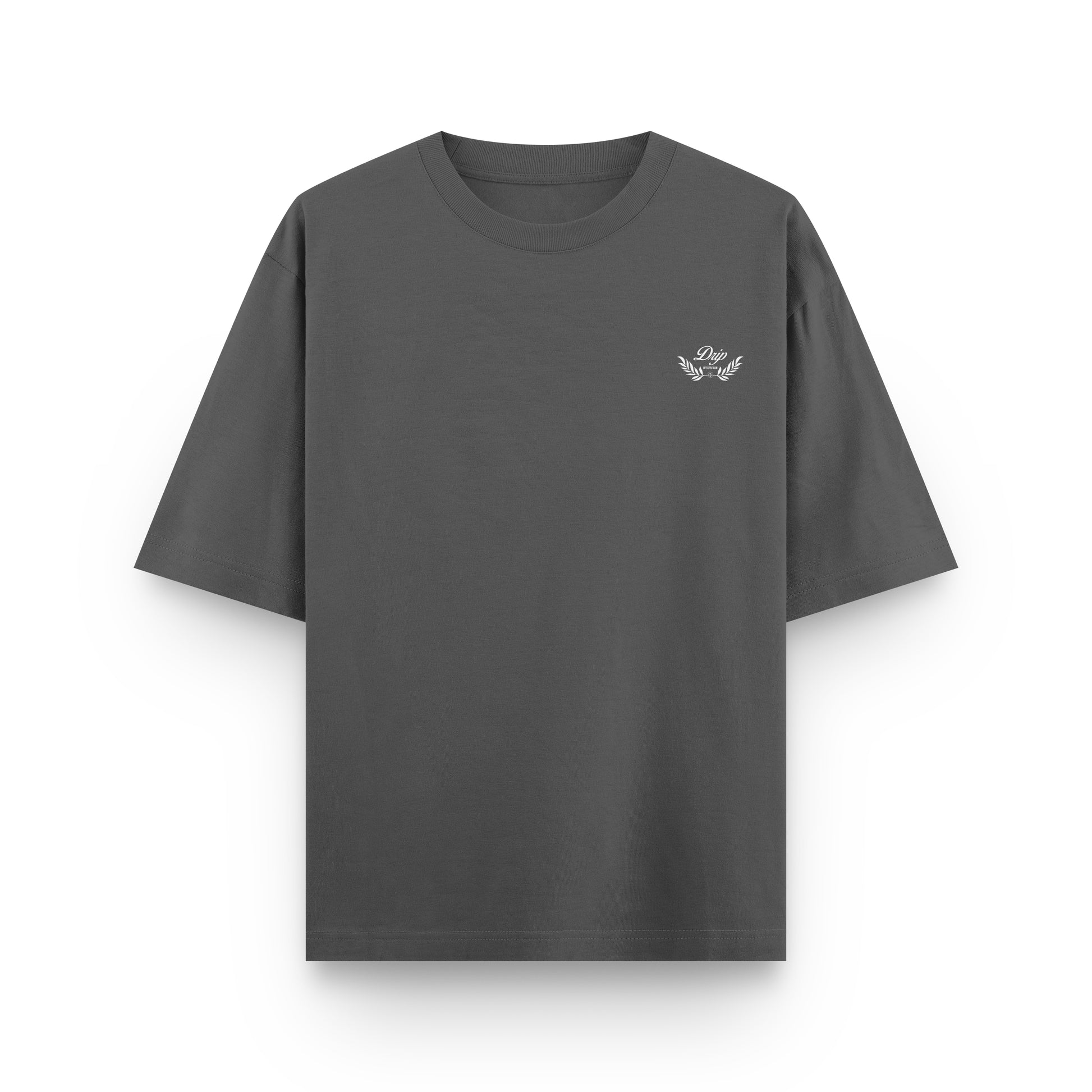 Camiseta Life Style Club gris Drip Club frente - streetwear Costa Rica