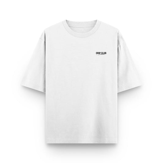 Camiseta Members Only White Drip Club espalda - tee premium streetwear Costa Rica