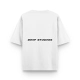 Camiseta New Studios blanca Drip Club modelo - basics streetwear Costa Rica