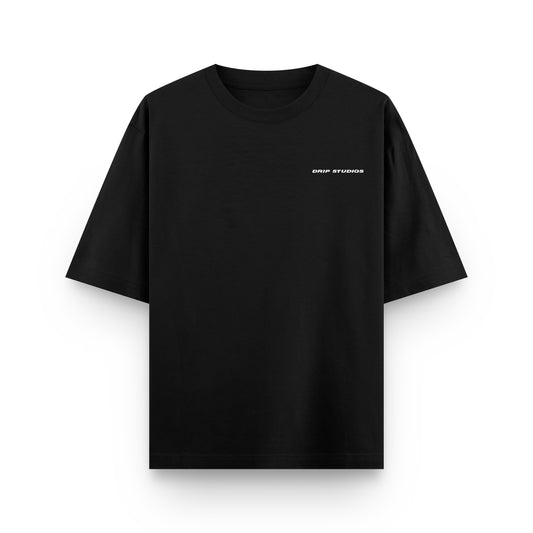 Camiseta New Studios negra Drip Club frente - basics streetwear Costa Rica