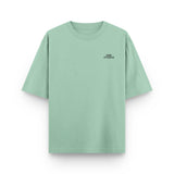 Camiseta Drip Studios verde frente - streetwear oversize Drip Club Costa Rica