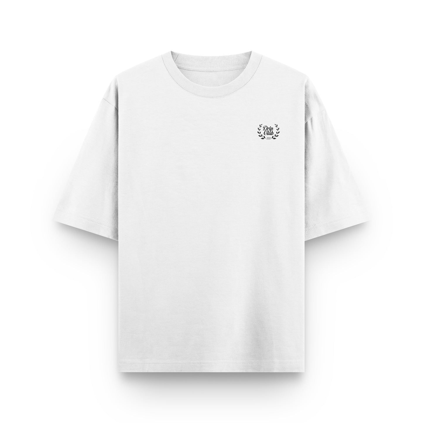 Camiseta Two Life Style blanca Drip Club frente - basics streetwear Costa Rica