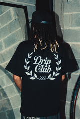 Camiseta Two Life Style negra Drip Club modelo - basics streetwear Costa Rica