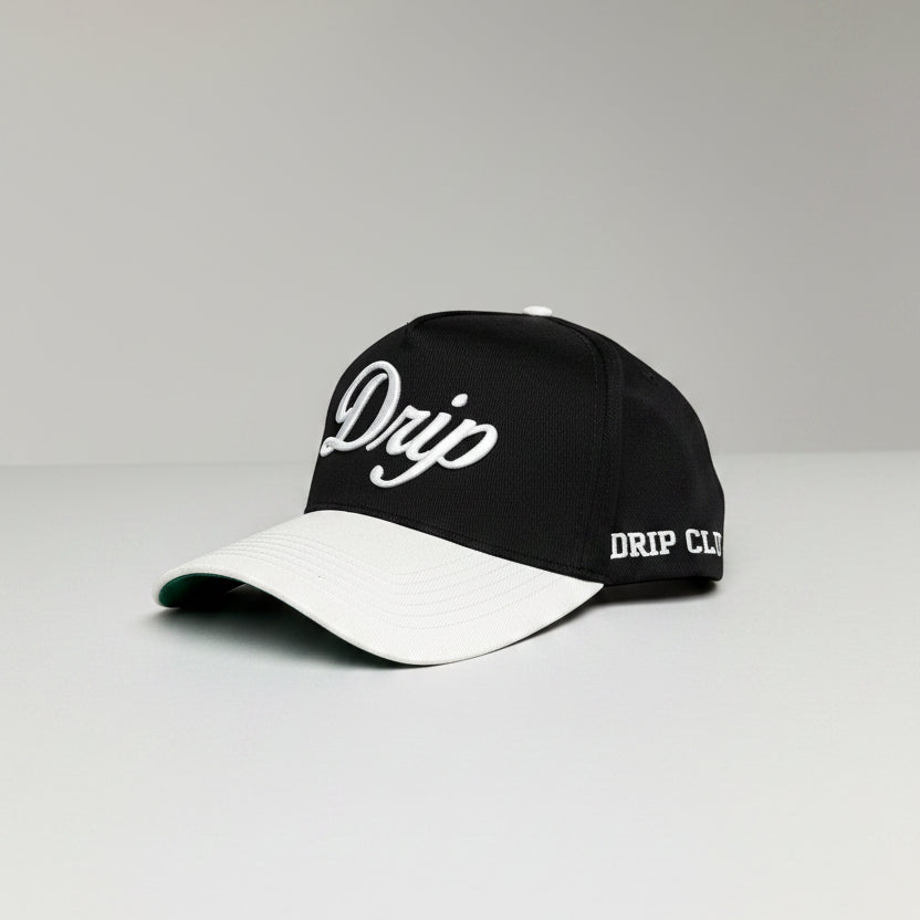 Gorra Black Visor Green Drip frente - snapback visera verde streetwear Costa Rica