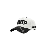 Gorra Life Style White Visor Black Drip frente - snapback visera negra Costa Rica