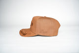 Gorra marrón Drip Club lateral - snapback streetwear Costa Rica