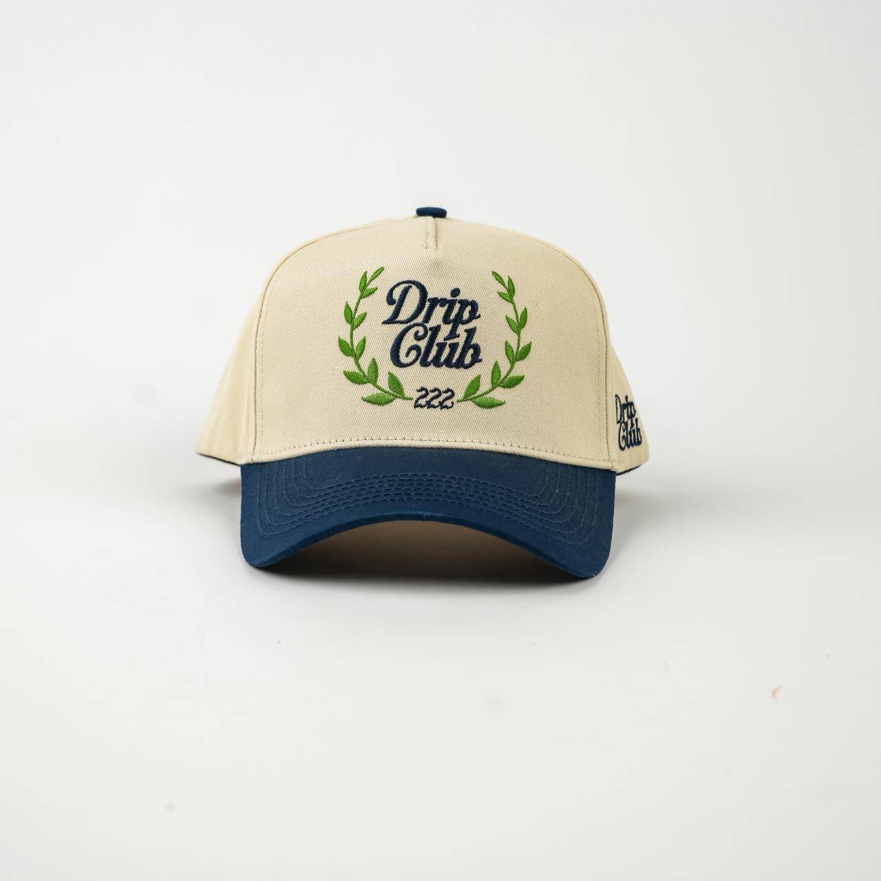 Gorra Club Blue Drip detalle logo - snapback streetwear Costa Rica