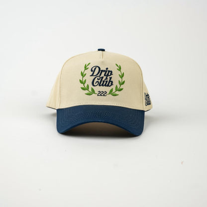 Gorra Club Blue Drip detalle logo - snapback streetwear Costa Rica