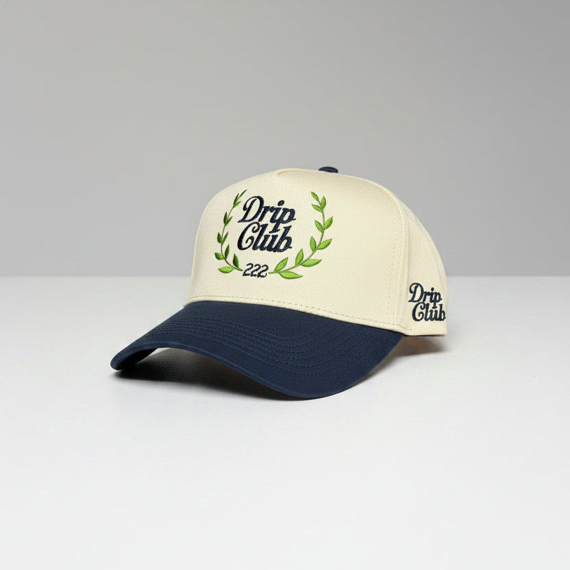Gorra Club Blue Drip frente - snapback azul streetwear Costa Rica