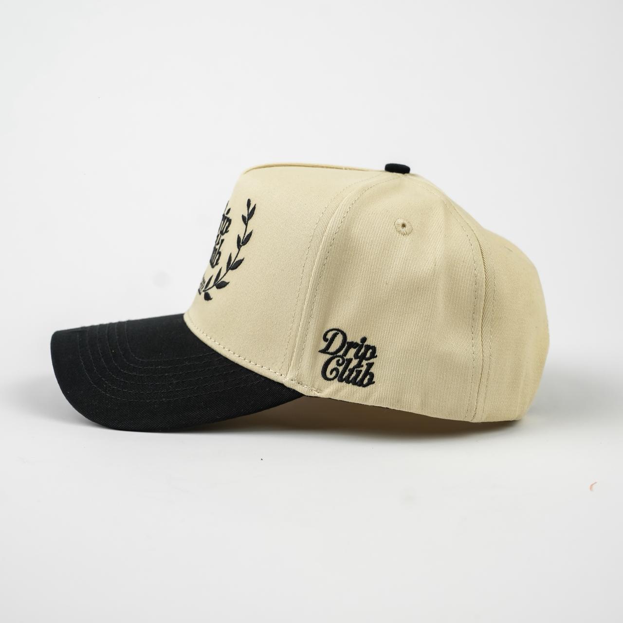 Gorra Club Black and Cream Drip ajuste - snapback Drip Club Costa Rica