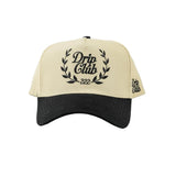 Gorra Club Black and Cream Drip lateral - snapback streetwear Costa Rica